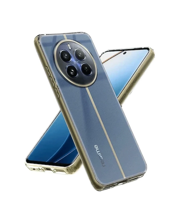 Newface Realme 12 5G Kılıf Lüx Şeffaf Silikon