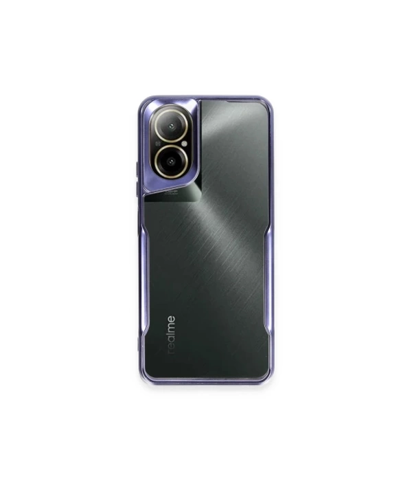 Newface Realme 12 Lite Kılıf Boyi Silikon Kapak - Lacivert