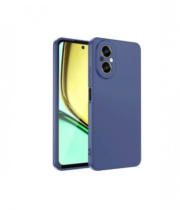 Newface Realme 12 Lite Kılıf First Silikon - Lacivert