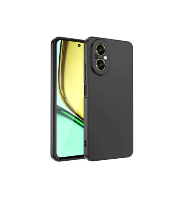 Newface Realme 12 Lite Kılıf First Silikon - Siyah