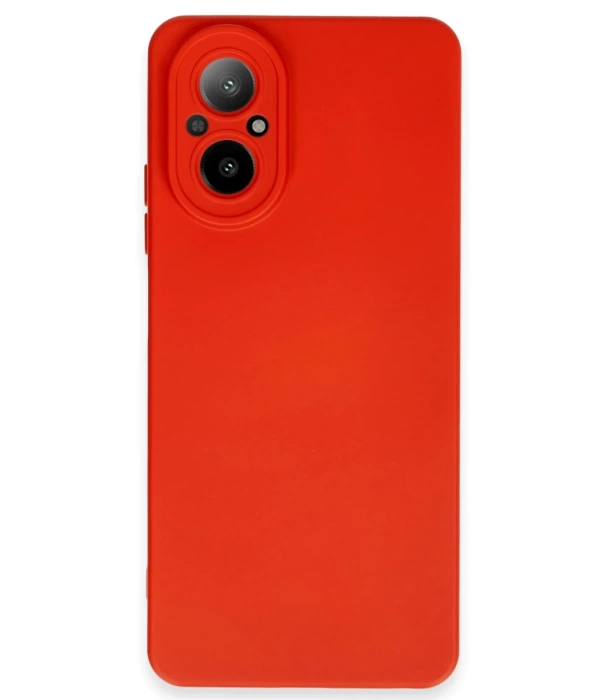 Newface Realme 12 Lite Kılıf Nano içi Kadife Silikon - Kırmızı