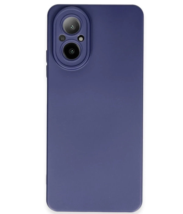 Newface Realme 12 Lite Kılıf Nano içi Kadife Silikon - Lacivert