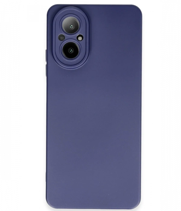 Newface Realme 12 Lite Kılıf Nano içi Kadife Silikon - Lacivert