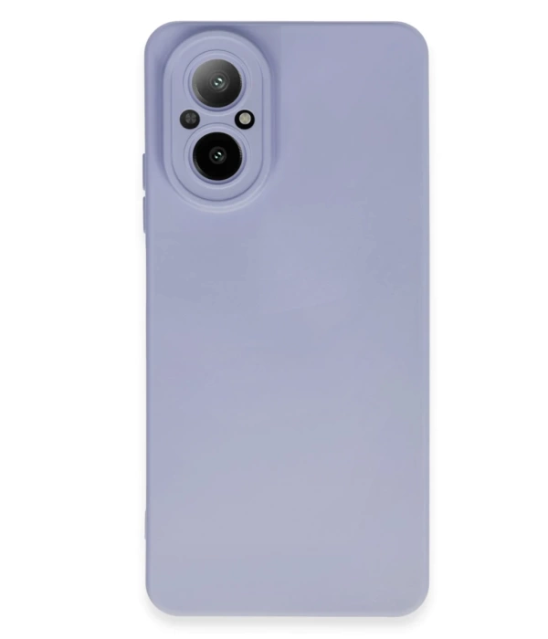 Newface Realme 12 Lite Kılıf Nano içi Kadife Silikon - Lila