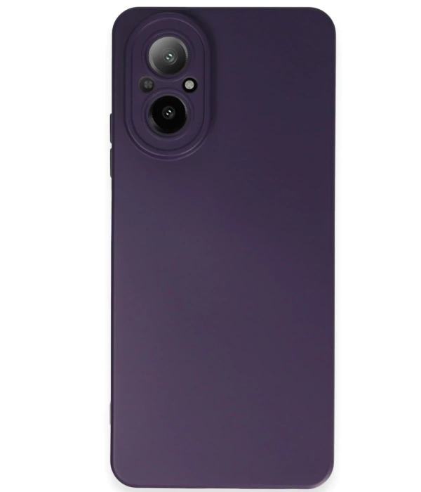 Newface Realme 12 Lite Kılıf Nano içi Kadife Silikon - Mor