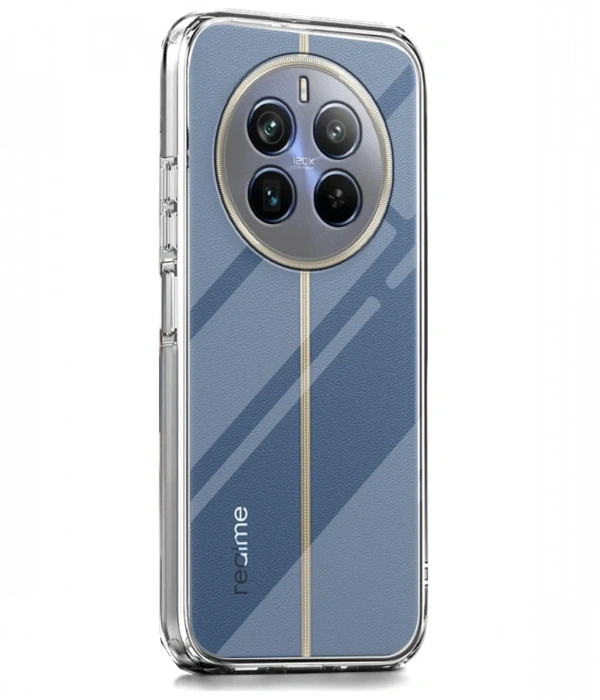 Newface Realme 12 Pro Plus Kılıf Lüx Şeffaf Silikon