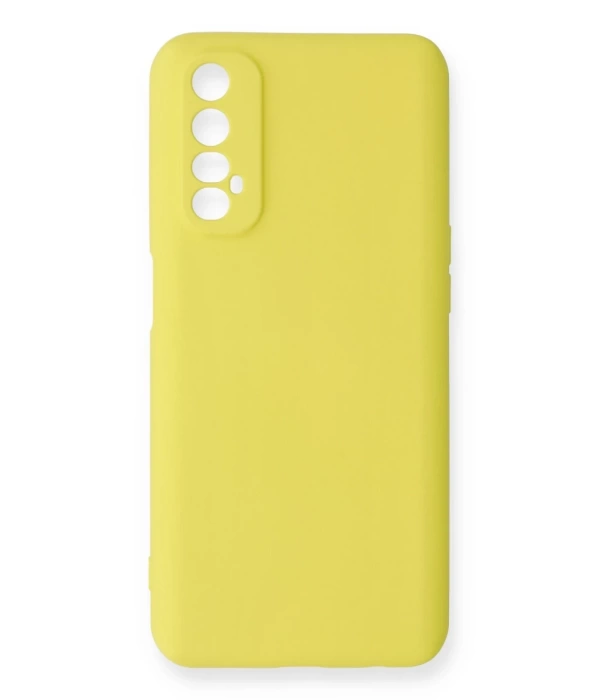 Newface Realme 7 Kılıf Nano içi Kadife Silikon