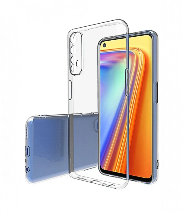 Newface Realme 7 Pro Kılıf Lüx Şeffaf Silikon - Şeffaf