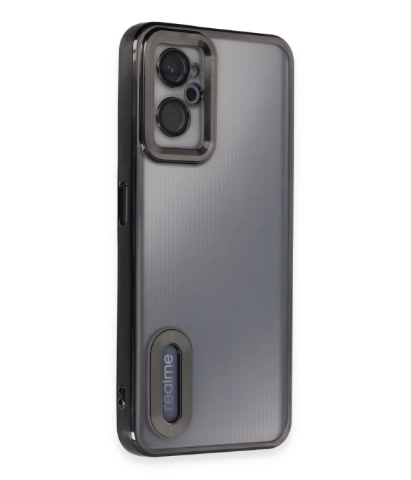 Newface Realme 9i 4G Kılıf Slot Silikon - Siyah