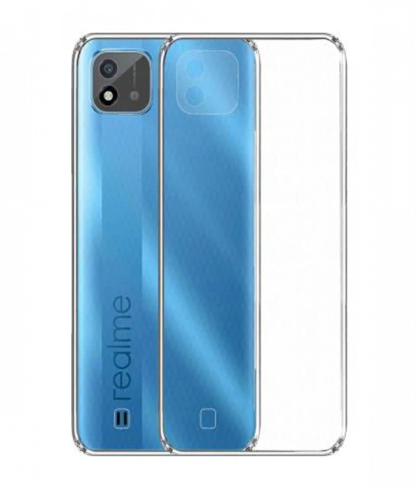 Newface Realme C11 2021 Kılıf Lüx Şeffaf Silikon