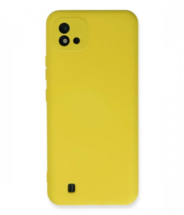 Newface Realme C11 2021 Kılıf Nano içi Kadife Silikon