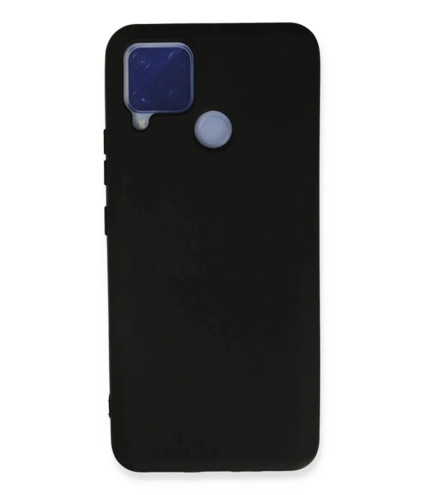 Newface Realme C15 Kılıf Nano içi Kadife Silikon
