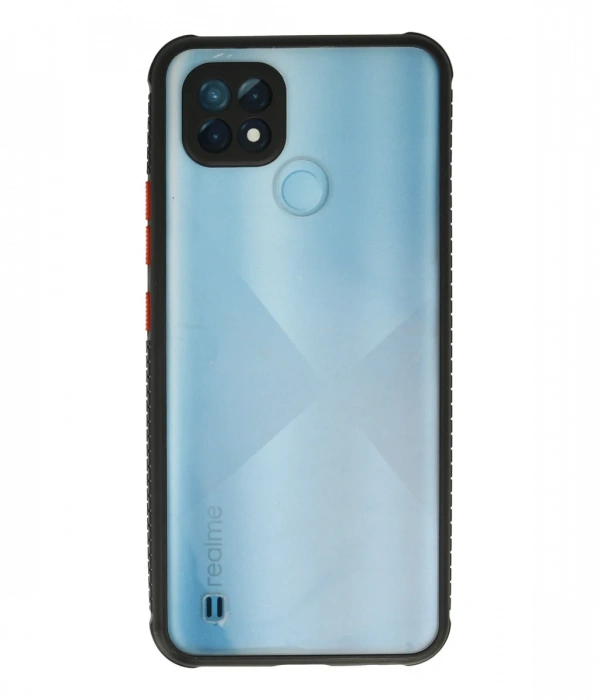Newface Realme C21 Kılıf Miami Şeffaf Silikon