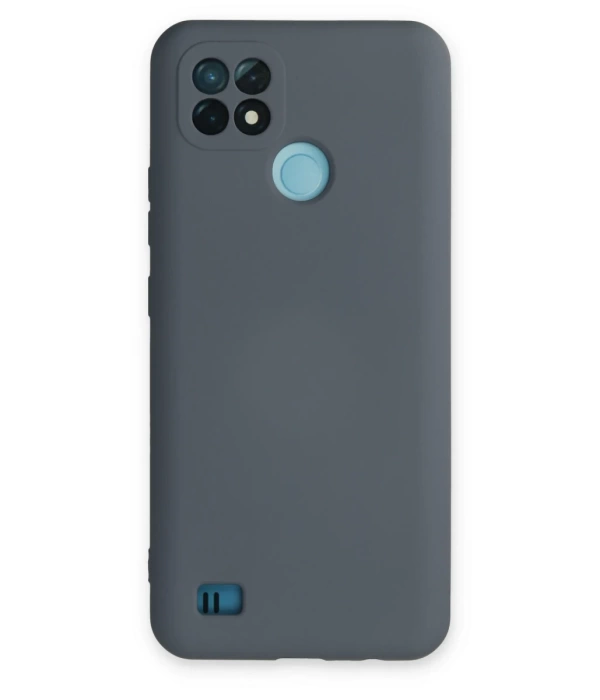Newface Realme C21 Kılıf Nano içi Kadife Silikon