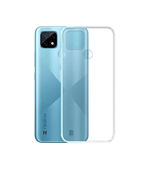 Newface Realme C25s Kılıf Lüx Şeffaf Silikon
