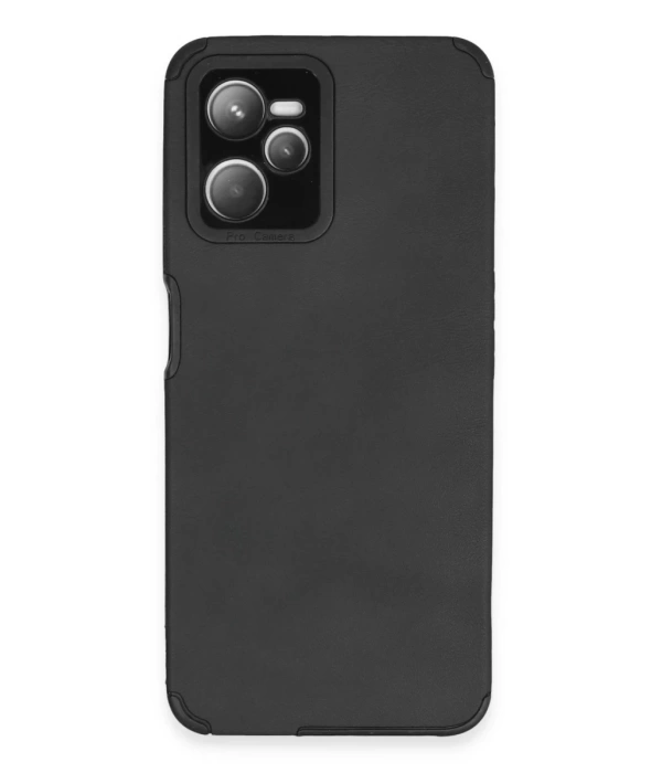 Newface Realme C35 Kılıf Loop Deri Silikon
