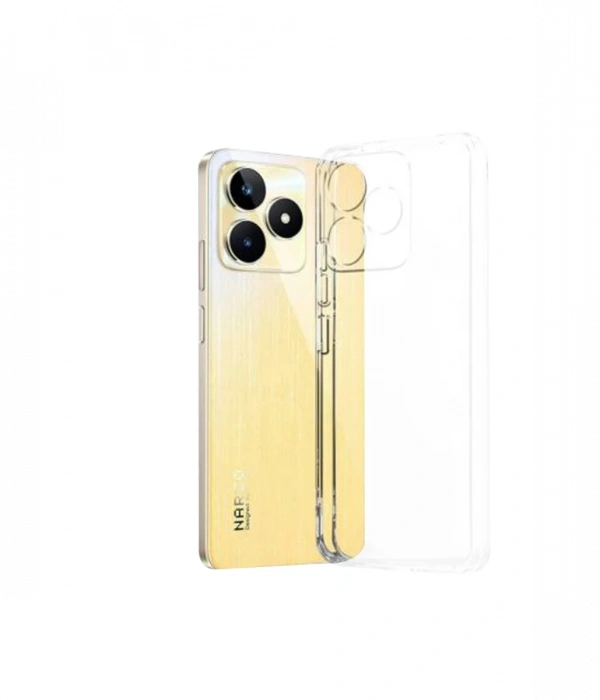 Newface Realme C53 Kılıf Lüx Şeffaf Silikon