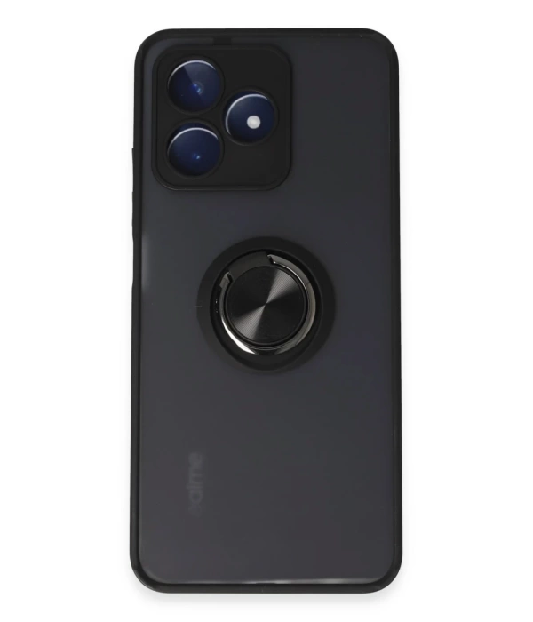 Newface Realme C53 Kılıf Montreal Yüzüklü Silikon Kapak