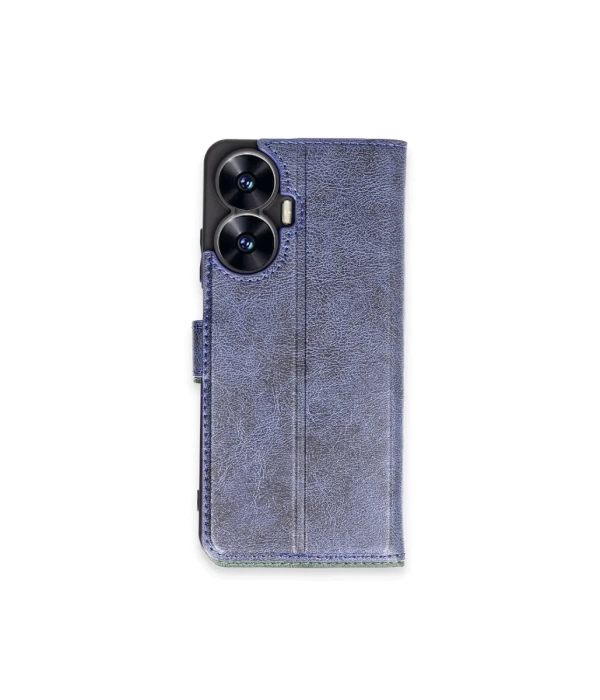 Newface Realme C55 Kılıf Trend S Plus Kapaklı Kılıf - Lacivert