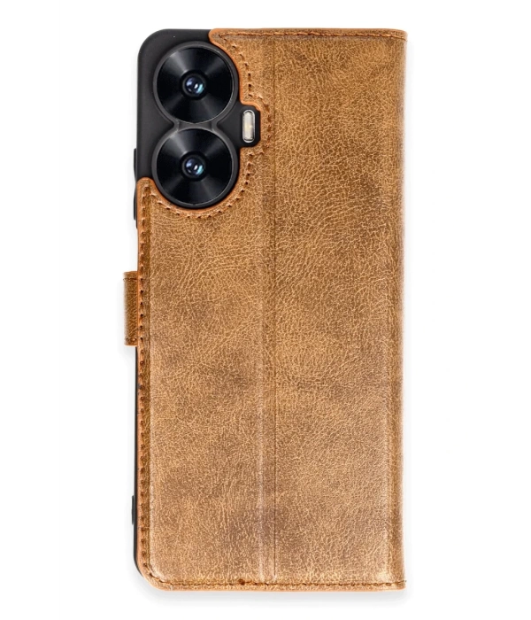 Newface Realme C55 Kılıf Trend S Plus Kapaklı Kılıf - Taba