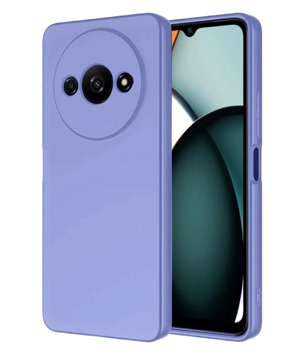 Newface Realme C61 Kılıf First Silikon - Lila