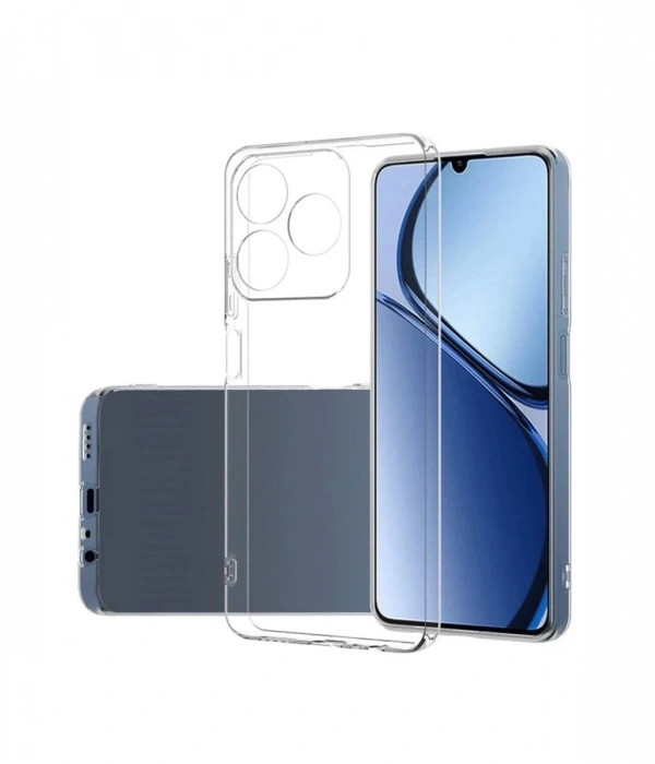Newface Realme C61 Kılıf Lüx Şeffaf Silikon