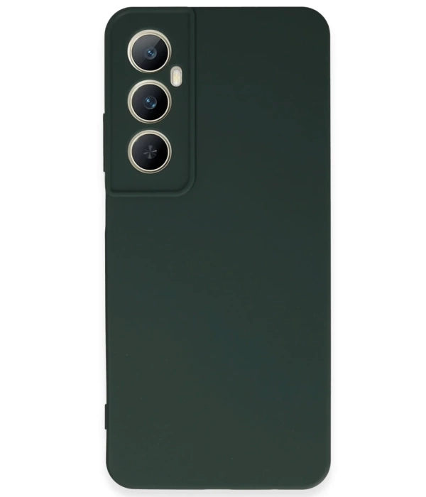Newface Realme C65 Kılıf First Silikon - Koyu Yeşil