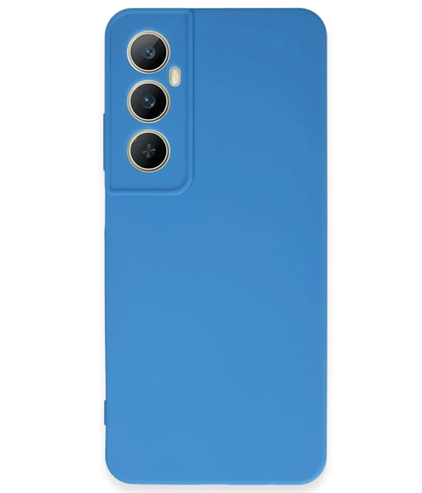 Newface Realme C65 Kılıf First Silikon - Mavi