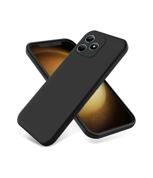 Newface Realme Note 50 4G Kılıf First Silikon - Siyah