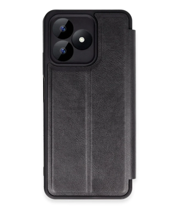 Newface Realme Note 50 4G Kılıf Flip Cover - Siyah