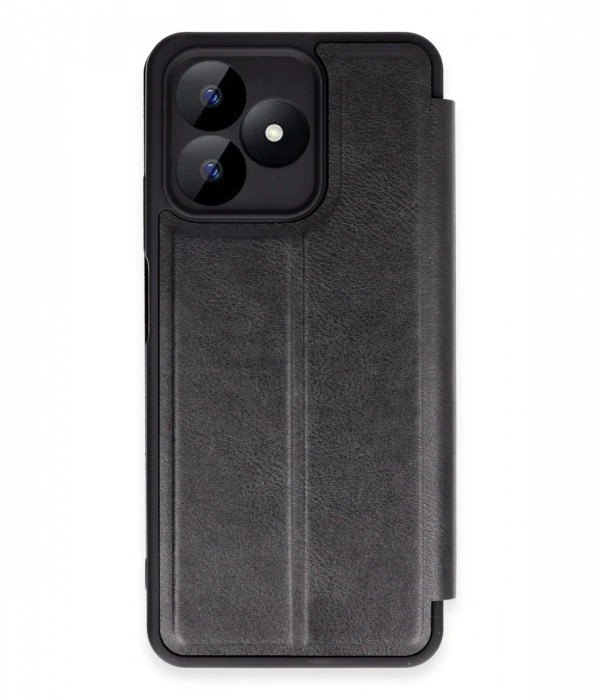 Newface Realme Note 50 4G Kılıf Flip Cover - Siyah