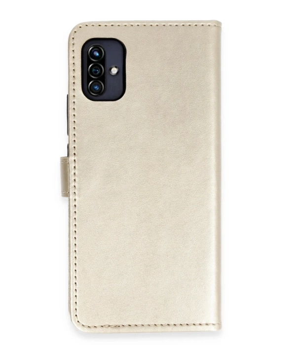 Newface Reeder P13 Blue Max 2022 128GB Kılıf Trend S Plus Kapaklı Kılıf - Gold