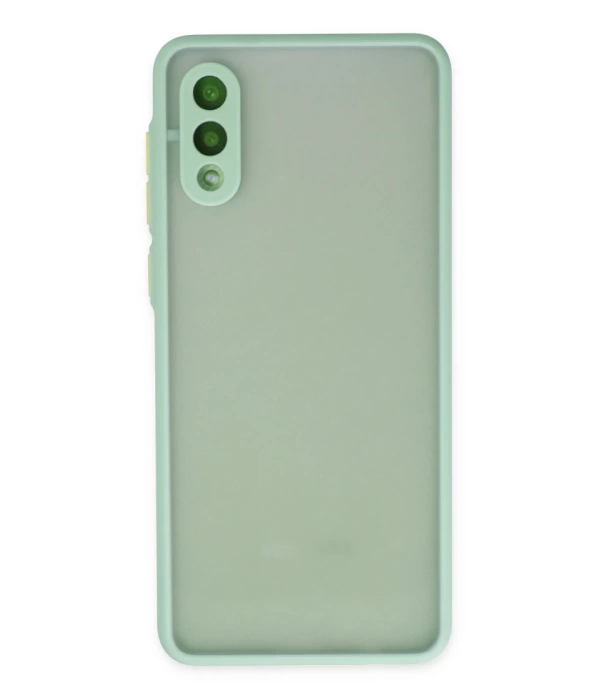 Newface Samsung Galaxy A02 Kılıf Montreal Silikon Kapak - Turkuaz