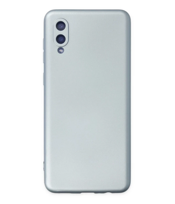 Newface Samsung Galaxy A02 Kılıf Nano içi Kadife Silikon - Sky Blue
