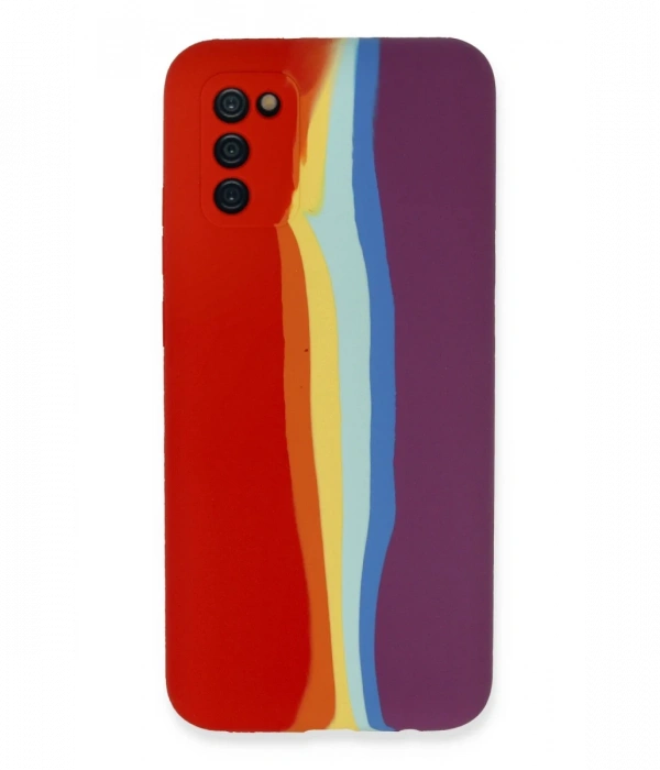 Newface Samsung Galaxy A03S Kılıf Ebruli Lansman Silikon