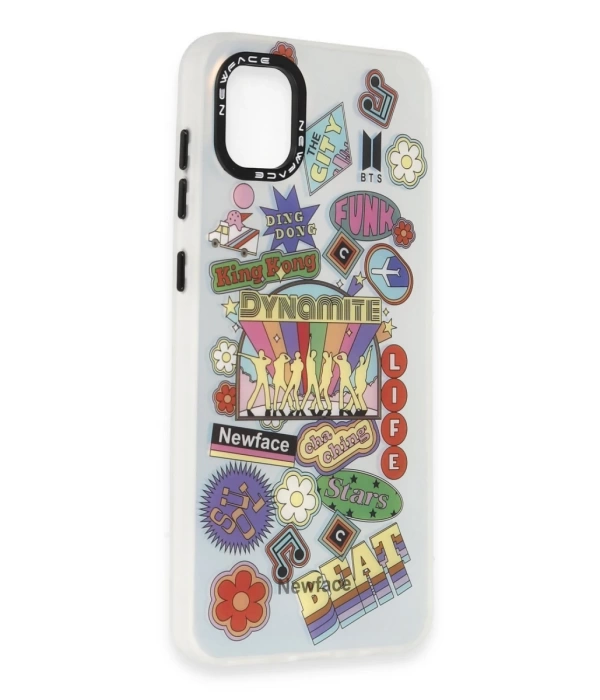 Newface Samsung Galaxy A04 Kılıf Estoril Desenli Kapak