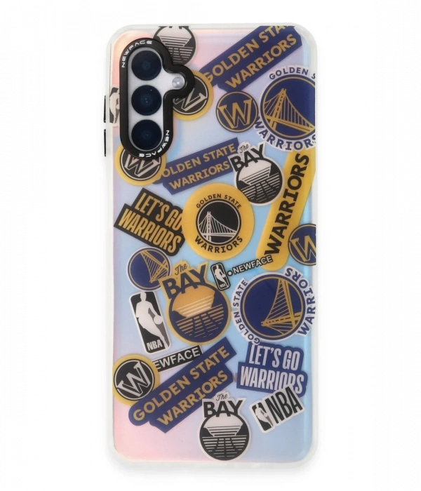 Newface Samsung Galaxy A04S Kılıf Estoril Desenli Kapak