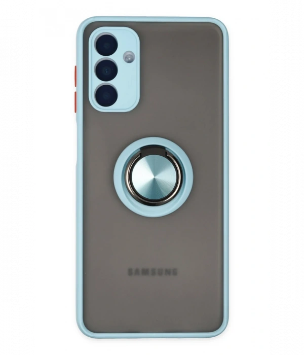 Newface Samsung Galaxy A04S Kılıf Montreal Yüzüklü Silikon Kapak