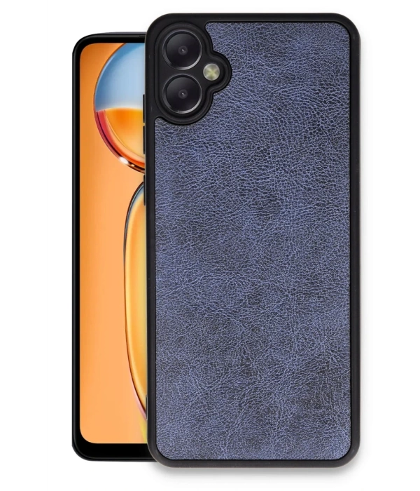 Newface Samsung Galaxy A05 Kılıf Aras Deri Kapak - Lacivert