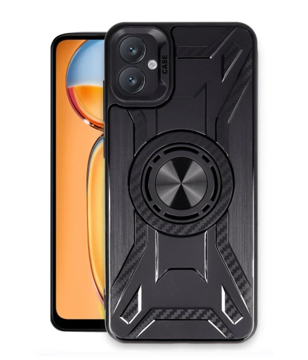 Newface Samsung Galaxy A05 Kılıf Lincoln Silikon - Siyah