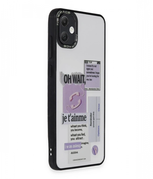Joy Tekno Samsung Galaxy A05 Kılıf Mirror Desenli Kapak