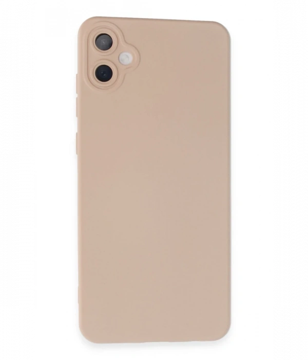 Newface Samsung Galaxy A05 Kılıf Nano içi Kadife Silikon - Pudra
