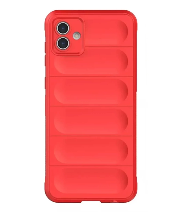 Newface Samsung Galaxy A05 Kılıf Optimum Silikon - Kırmızı