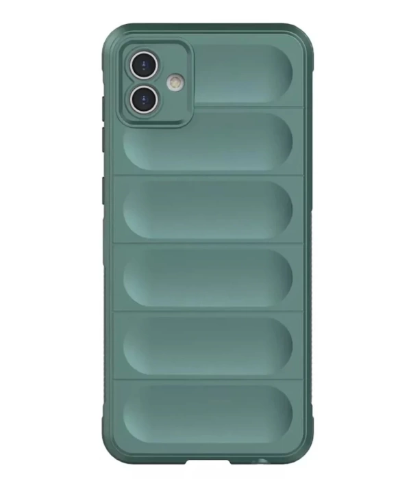 Newface Samsung Galaxy A05 Kılıf Optimum Silikon - Koyu Yeşil