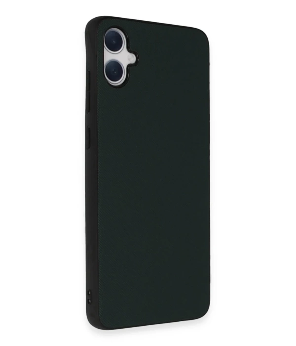 Newface Samsung Galaxy A05 Kılıf Taft Kapak - Koyu Yeşil