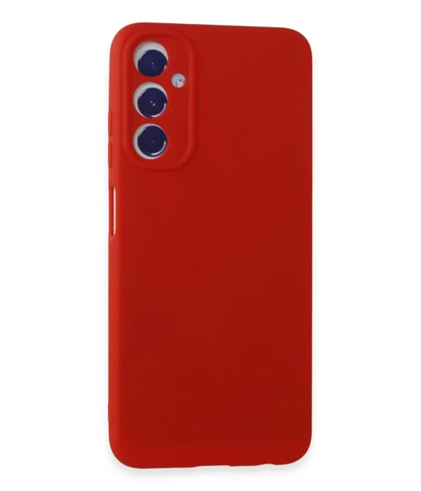 Newface Samsung Galaxy A05S Kılıf First Silikon - Kırmızı