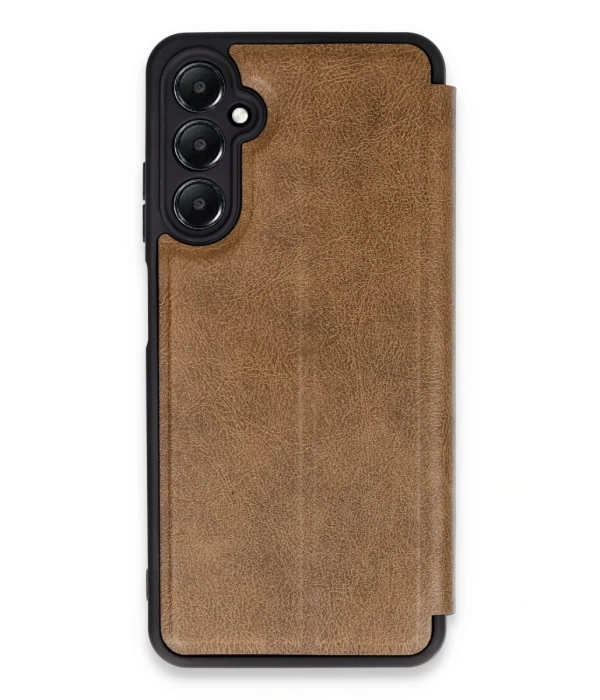 Newface Samsung Galaxy A05S Kılıf Flip Cover - Taba