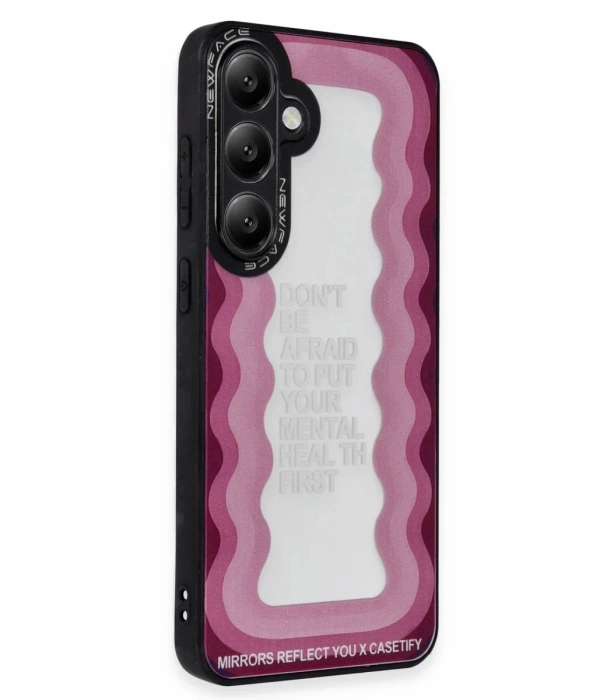 Newface Samsung Galaxy A05S Kılıf Mirror Desenli Kapak - Mirror - 11