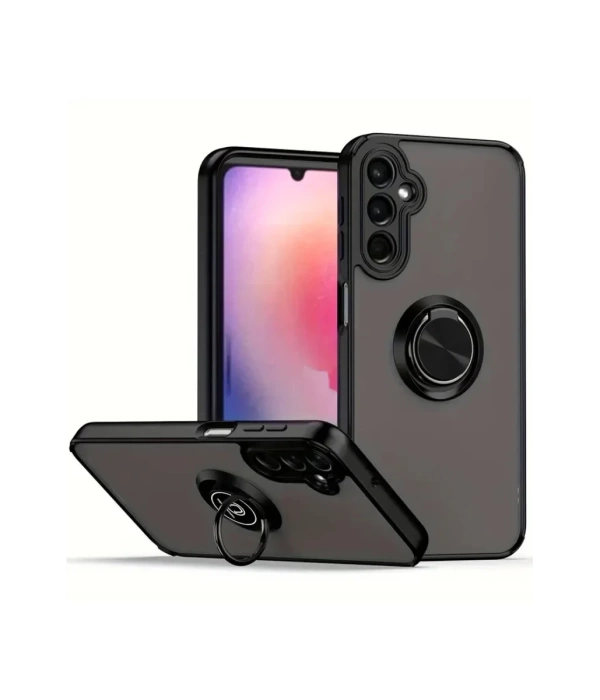 Newface Samsung Galaxy A05S Kılıf Montreal Yüzüklü Silikon Kapak
