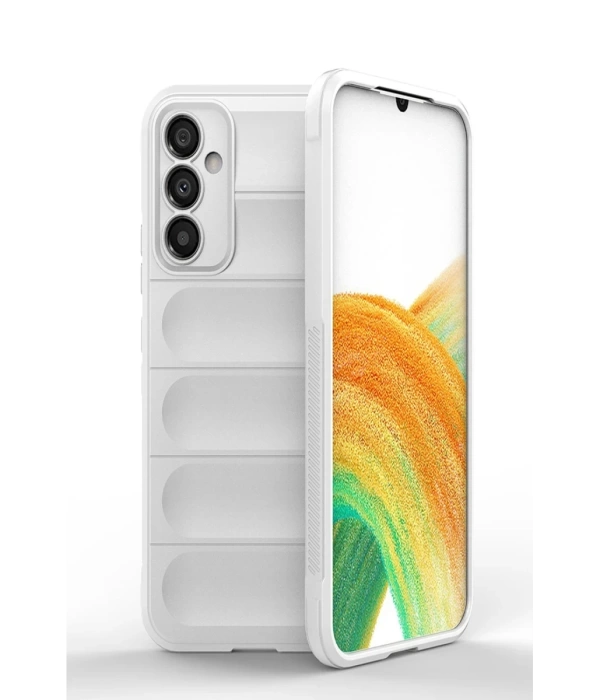 Newface Samsung Galaxy A05S Kılıf Optimum Silikon - Krem